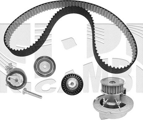 Caliber 0248KOWB - Водяной насос + комплект зубчатого ремня ГРМ autosila-amz.com