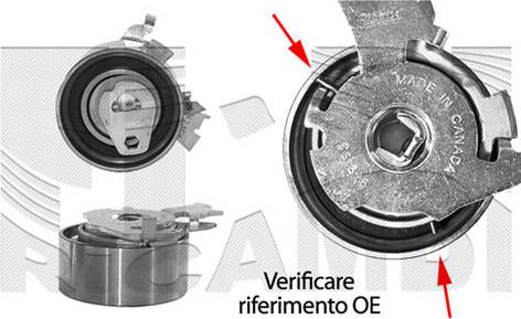 Caliber 10360 - Натяжной ролик, зубчатый ремень ГРМ autosila-amz.com