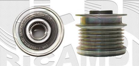 Caliber 87926 - Шкив генератора, муфта autosila-amz.com