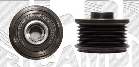 Caliber 87866 - Шкив генератора, муфта autosila-amz.com