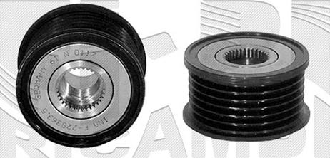 Caliber 37564 - Шкив генератора, муфта autosila-amz.com