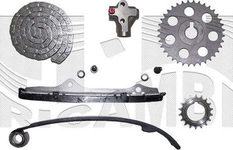 Caliber KCC011 - Комплект цепи привода распредвала autosila-amz.com