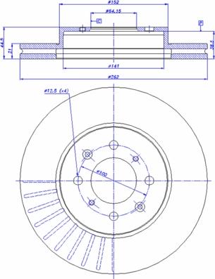 CAR 142.917 - Тормозной диск autosila-amz.com