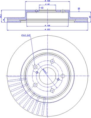 CAR 142.981 - Тормозной диск autosila-amz.com