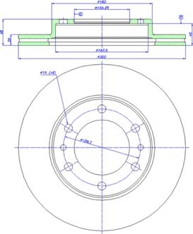 CAR 142.929 - Тормозной диск autosila-amz.com