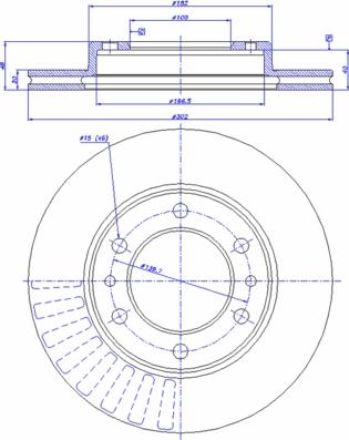 CAR 142.927 - Тормозной диск autosila-amz.com