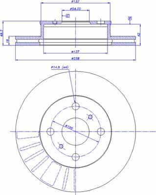 CAR 142.978 - Тормозной диск autosila-amz.com