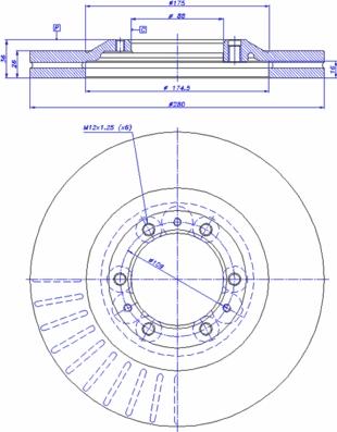 CAR 142.490 - Тормозной диск autosila-amz.com