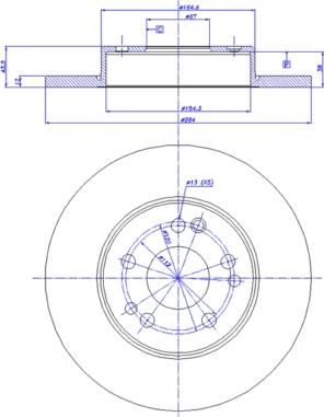 CAR 142.465 - Тормозной диск autosila-amz.com