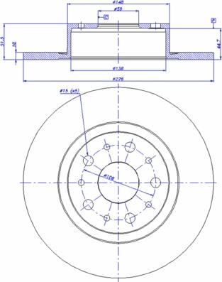 CAR 142.403 - Тормозной диск autosila-amz.com