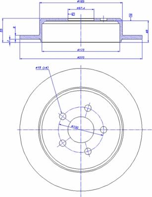 CAR 142.482 - Тормозной диск autosila-amz.com