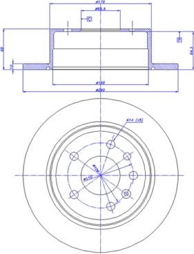 CAR 142.487 - Тормозной диск autosila-amz.com