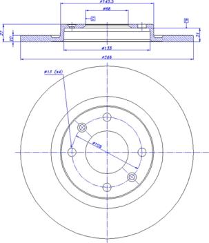 CAR 142.528 - Тормозной диск autosila-amz.com