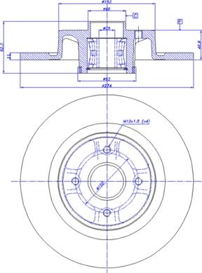 CAR 142.694 - Тормозной диск autosila-amz.com