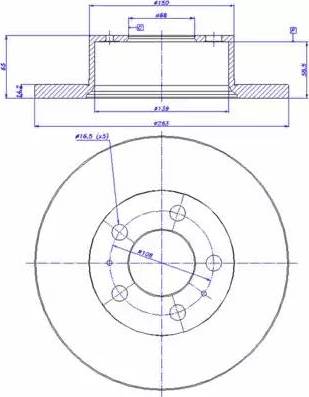 CAR 142.652 - Тормозной диск autosila-amz.com