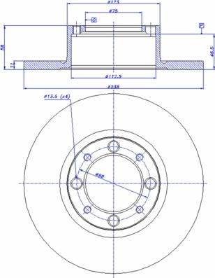 CAR 142.600 - Тормозной диск autosila-amz.com