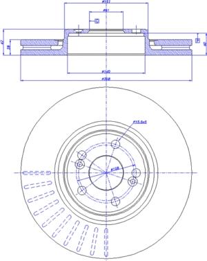 CAR 142.044 - Тормозной диск autosila-amz.com