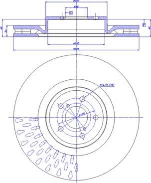 CAR 142.045 - Тормозной диск autosila-amz.com