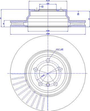 CAR 142.069 - Тормозной диск autosila-amz.com