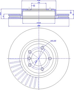 CAR 142.077 - Тормозной диск autosila-amz.com