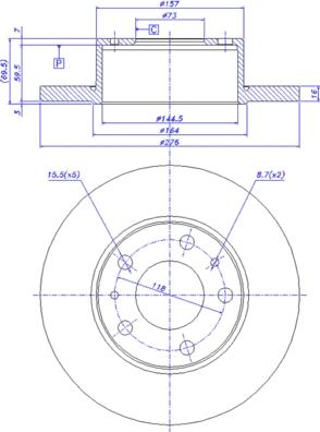 CAR 142.199 - Тормозной диск autosila-amz.com