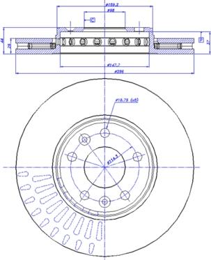 CAR 142.1493 - Тормозной диск autosila-amz.com