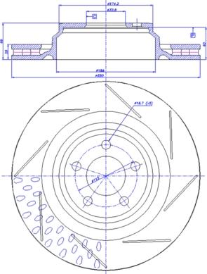 CAR 142.1449 - Тормозной диск autosila-amz.com