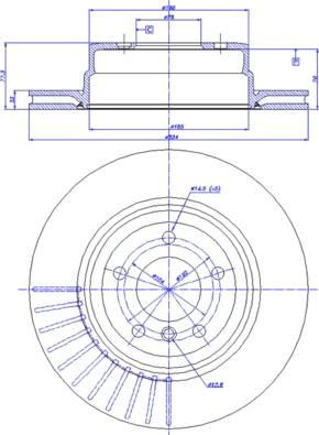 CAR 142.1445 - Тормозной диск autosila-amz.com