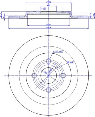 CAR 142.1440 - Тормозной диск autosila-amz.com