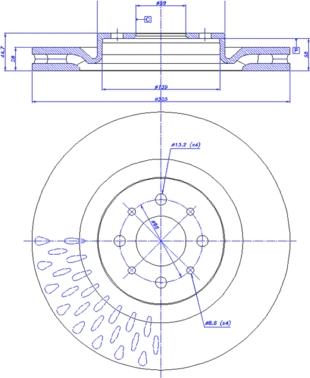 CAR 142.1441 - Тормозной диск autosila-amz.com