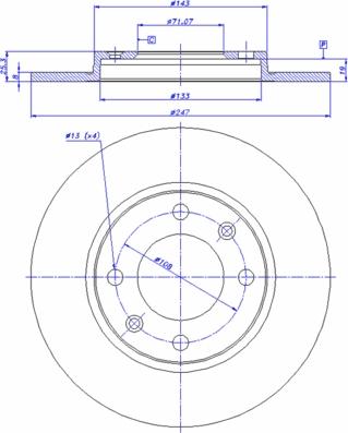 CAR 142.144 - Тормозной диск autosila-amz.com