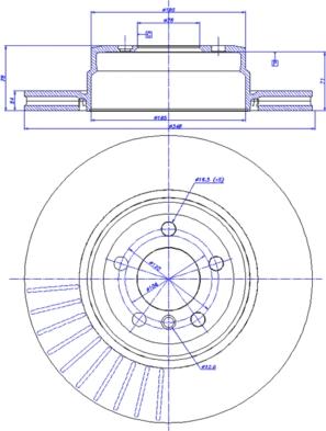 CAR 142.1466 - Тормозной диск autosila-amz.com