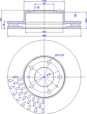 CAR 142.1409 - Тормозной диск autosila-amz.com