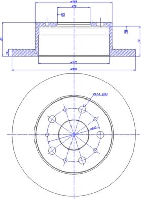 CAR 142.1418 - Тормозной диск autosila-amz.com