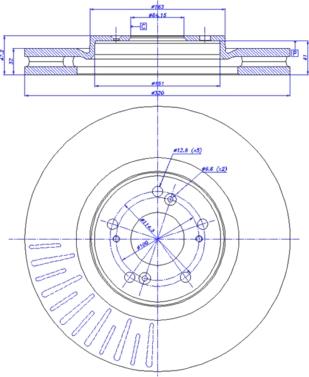 CAR 142.1481 - Тормозной диск autosila-amz.com