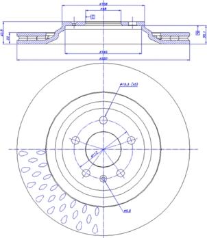 CAR 142.1435 - Тормозной диск autosila-amz.com