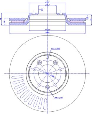 CAR 142.1425 - Тормозной диск autosila-amz.com