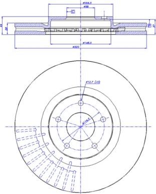 CAR 142.1474 - Тормозной диск autosila-amz.com