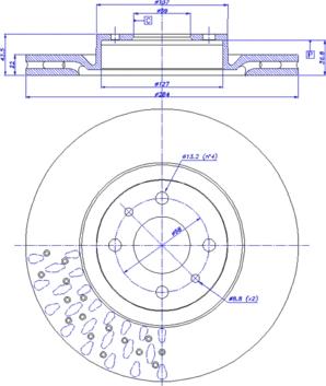 CAR 142.1470 - Тормозной диск autosila-amz.com