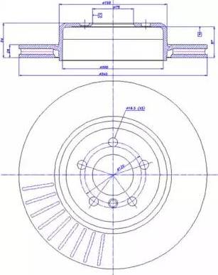 CAR 142.1594 - Тормозной диск autosila-amz.com