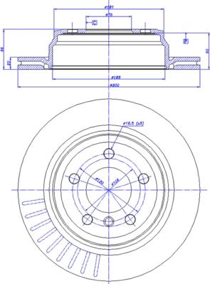 CAR 142.1598 - Тормозной диск autosila-amz.com