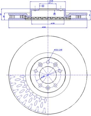 CAR 142.1553 - Тормозной диск autosila-amz.com