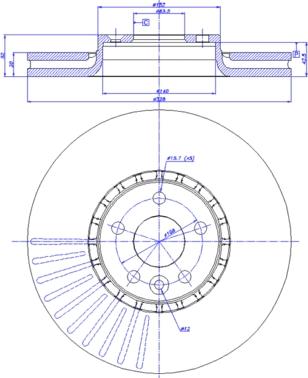 CAR 142.1505 - Тормозной диск autosila-amz.com