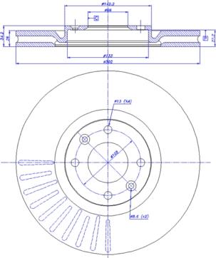 CAR 142.1501 - Тормозной диск autosila-amz.com