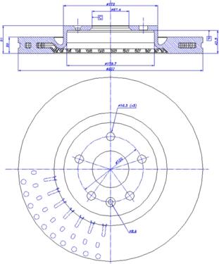 CAR 142.1512 - Тормозной диск autosila-amz.com