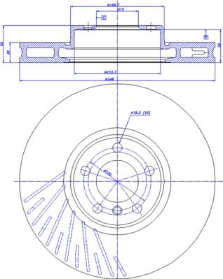 CAR 142.1589 - Тормозной диск autosila-amz.com