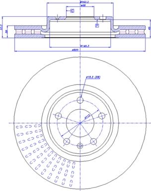 CAR 142.1581 - Тормозной диск autosila-amz.com