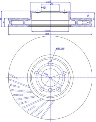 CAR 142.1588 - Тормозной диск autosila-amz.com