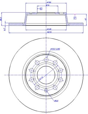CAR 142.1575 - Тормозной диск autosila-amz.com