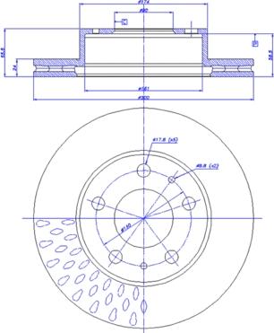 Optimal BS-8384HC - Тормозной диск autosila-amz.com